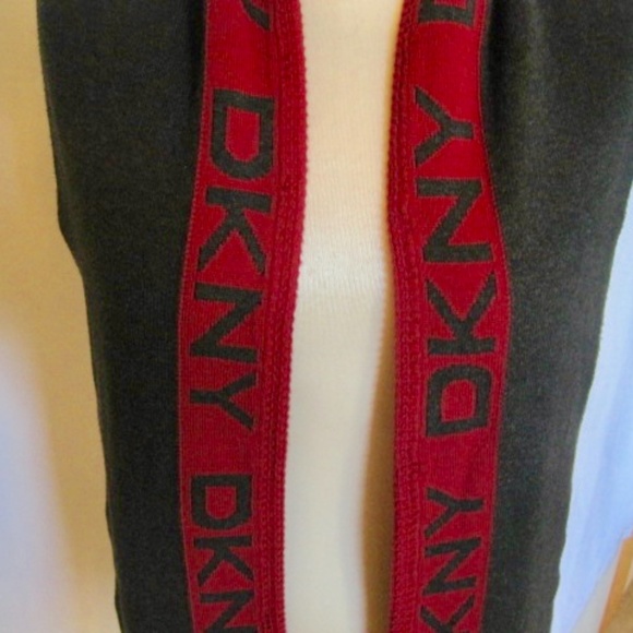 DKNY Donna Karan New York Men's Knit Scarf - Picture 3 of 5